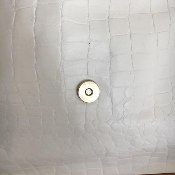 ORLANE white leather clutch - Picture 7 of 8